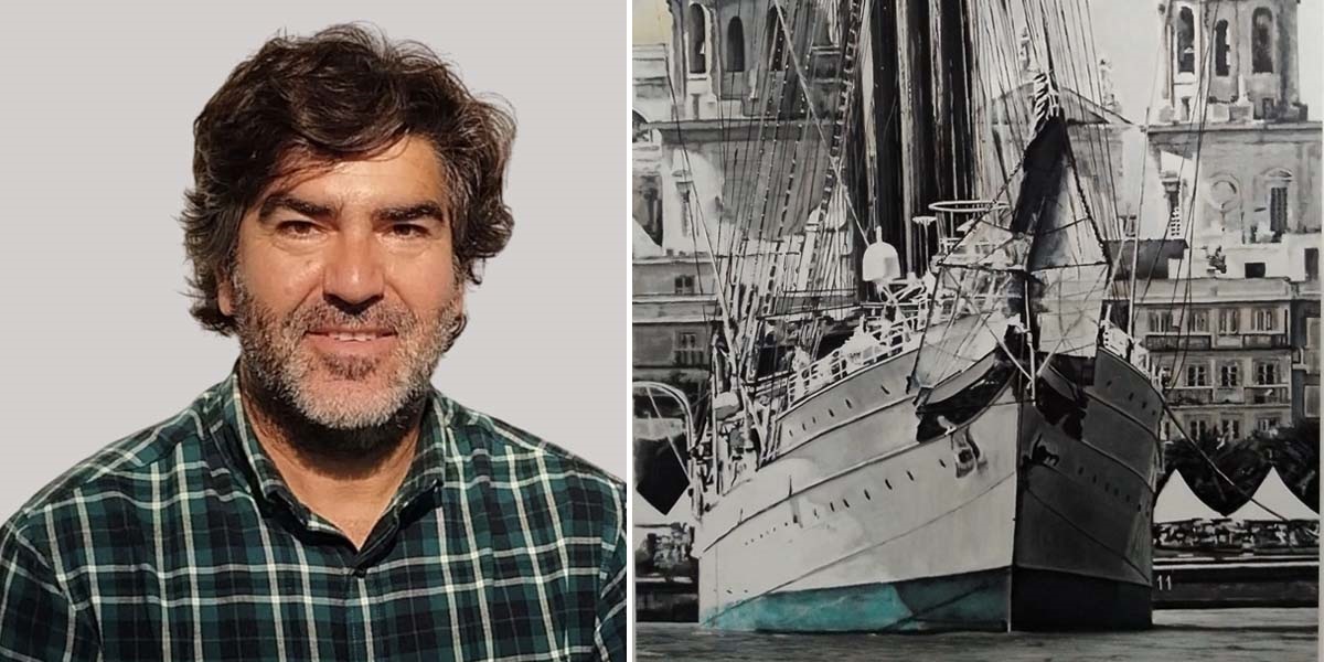 El pintor portuense Fernando Lores logra dos premios nacionales de pintura