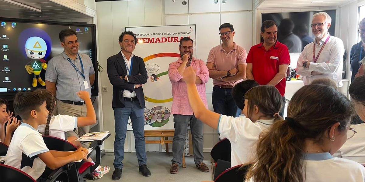 El alumnado del colegio SAFA San Luis participa en la campaña 'Aprende a crecer con seguridad con Segurit@'