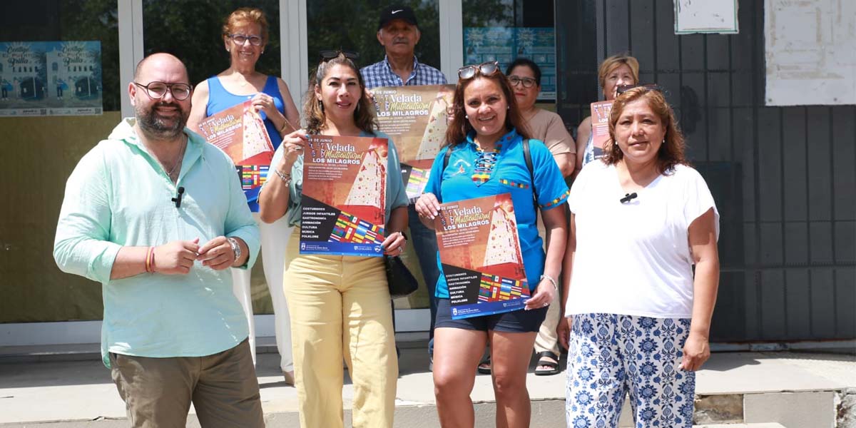 La Barriada de Los Milagros se prepara para acoger la 6ª Velada Multicultural con representación de más de 13 países