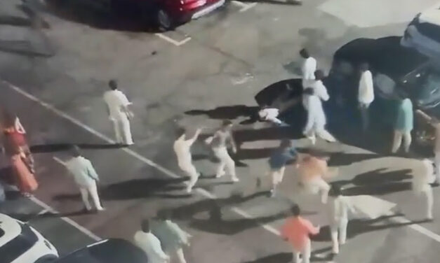Brutal agresión grupal en Puerto Sherry deja a un joven en el suelo a golpes