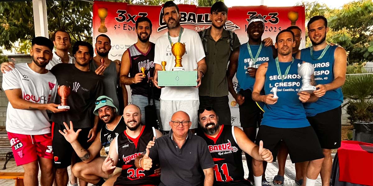 Más de 300 personas disfrutan del V Torneo 3x3 Urbaluz Red Devils en el Pabellón Angelita Alta