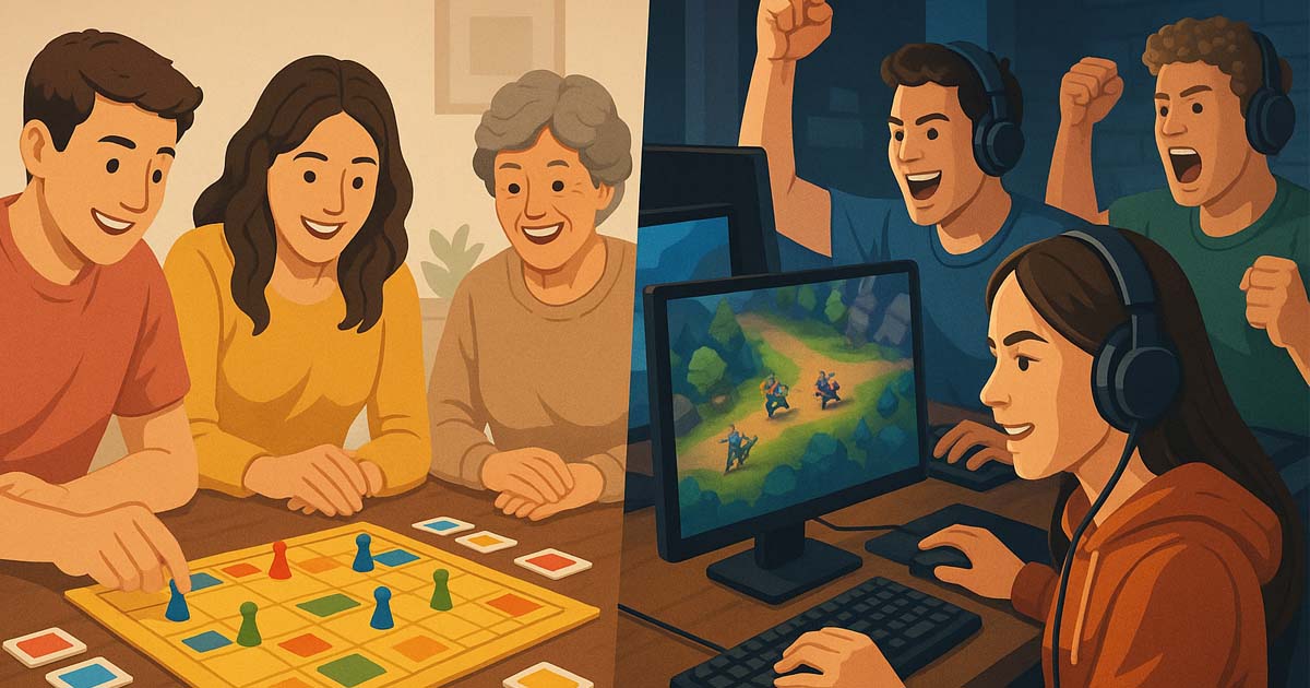 ¿Por qué están ganando popularidad los juegos en grupo?