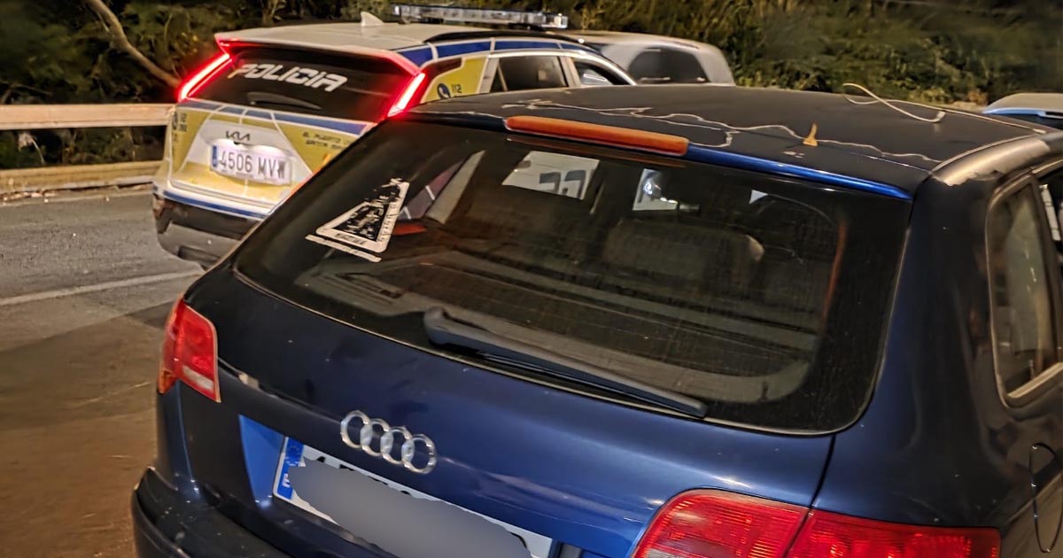 La rápida intervención policial frustra un robo con fuerza en Camino de los Enamorados