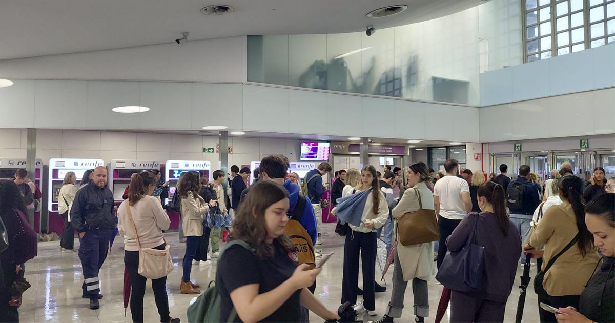 Suspendida la circulación ferroviaria entre Sevilla y Cádiz por las lluvias