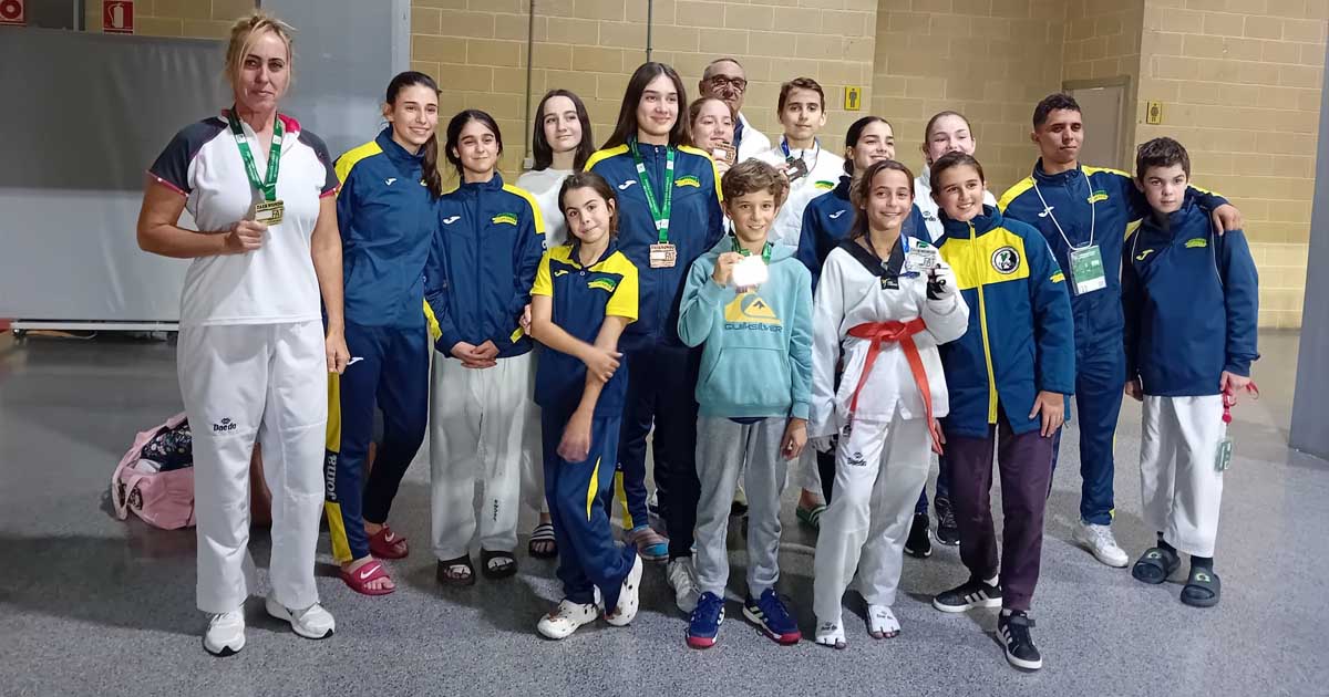 El taekwondo portuense cierra la temporada con un oro internacional y múltiples podios
