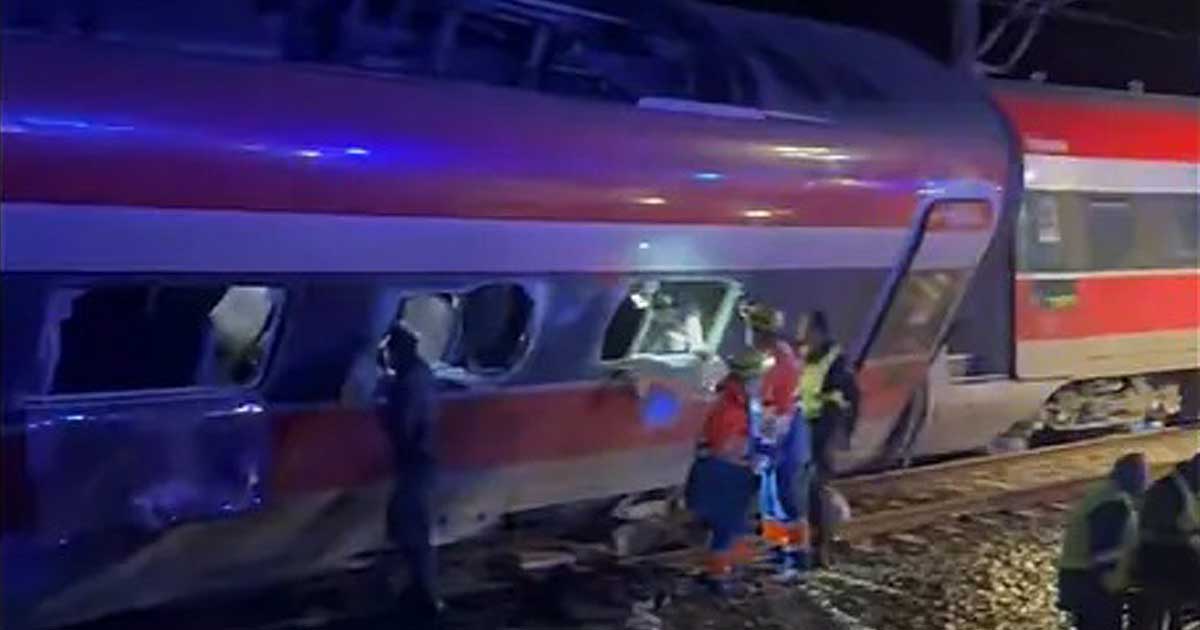 Grave accidente ferroviario en Córdoba tras el descarrilamiento de un tren de alta velocidad