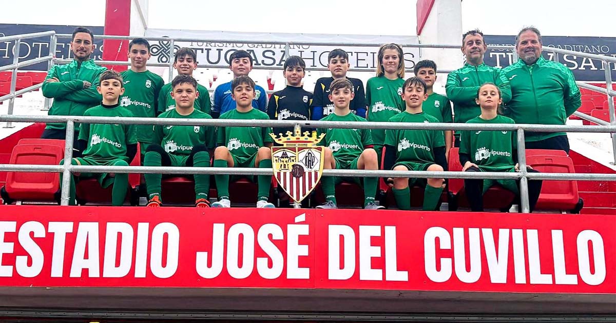 Los 13 niños portuenses que defenderán a El Puerto en el Torneo “Joaquín Sánchez”