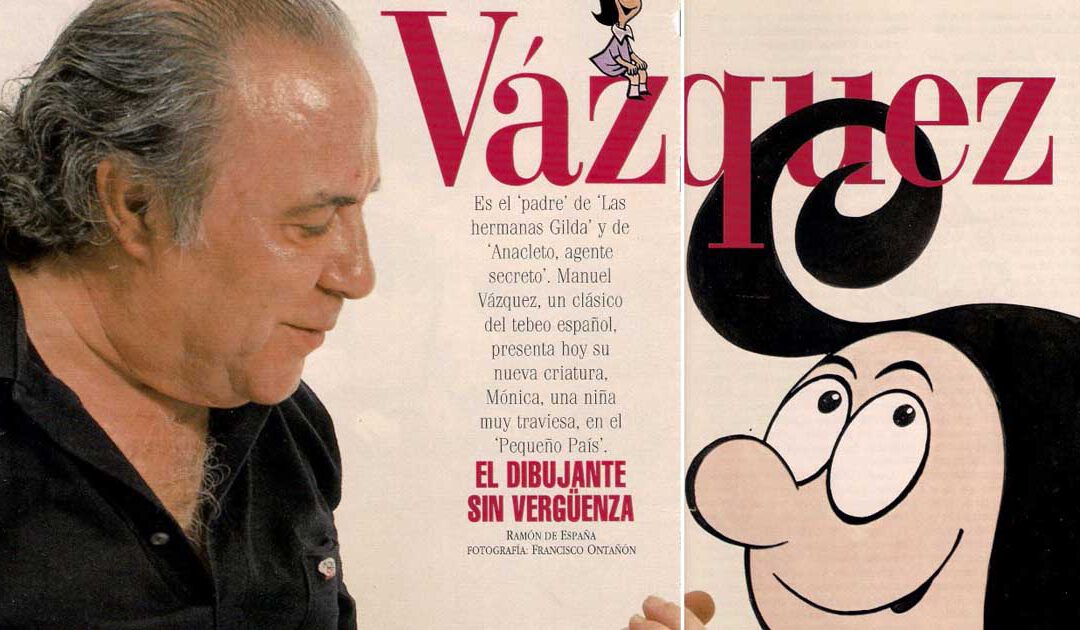 El gran Vázquez y su agente Anacleto
