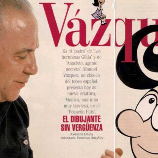 El gran Vázquez y su agente Anacleto