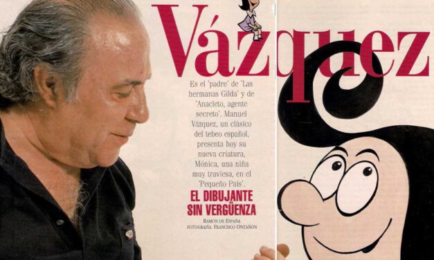 El gran Vázquez y su agente Anacleto