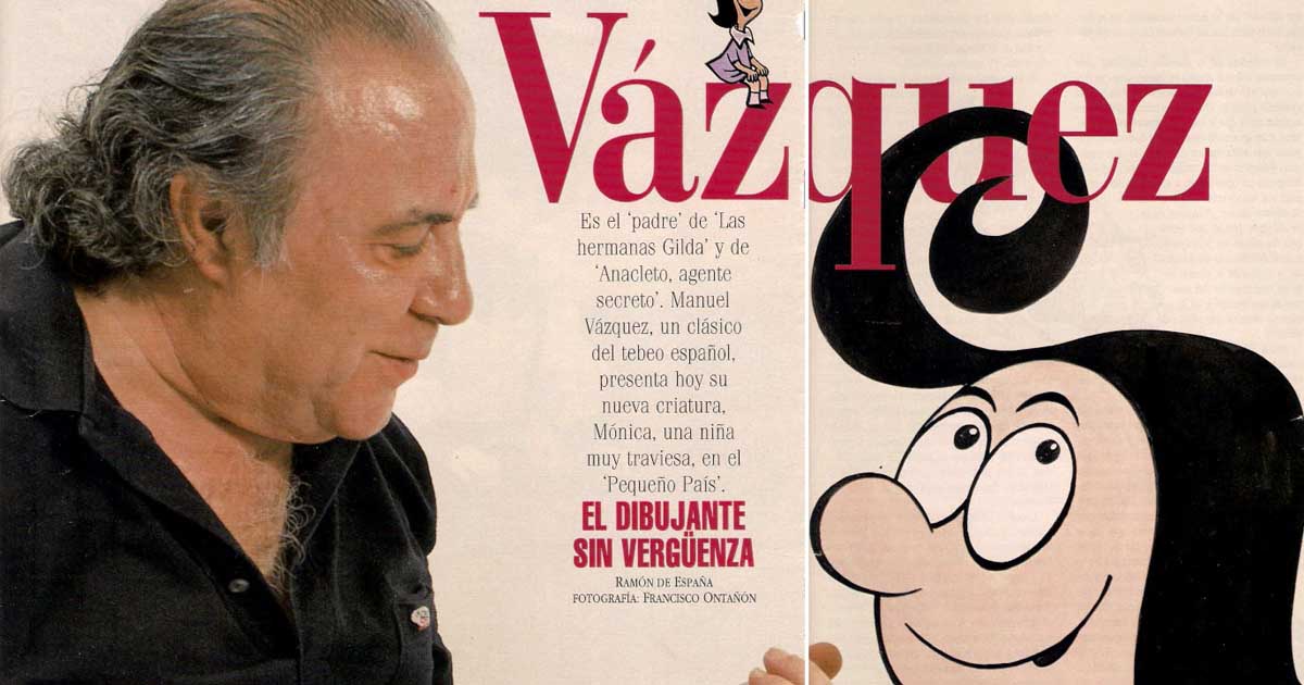 El gran Vázquez y su agente Anacleto