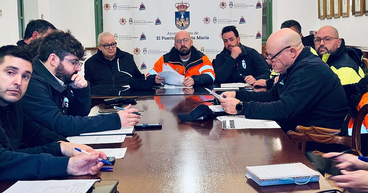 Noche tranquila en El Puerto pese a la alerta meteorológica activa