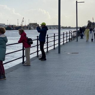 Vigilancia constante sobre el Guadalete y trabajos intensos en Doña Blanca