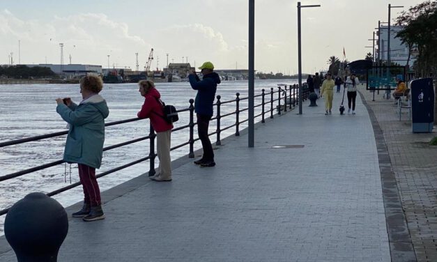 Vigilancia constante sobre el Guadalete y trabajos intensos en Doña Blanca