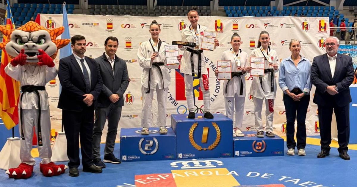Gema Gálvez logra la plata nacional absoluta de taekwondo con solo 17 años