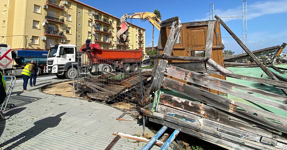 VOX El Puerto pide aclarar las actuaciones públicas tras el derrumbe del Vaporcito