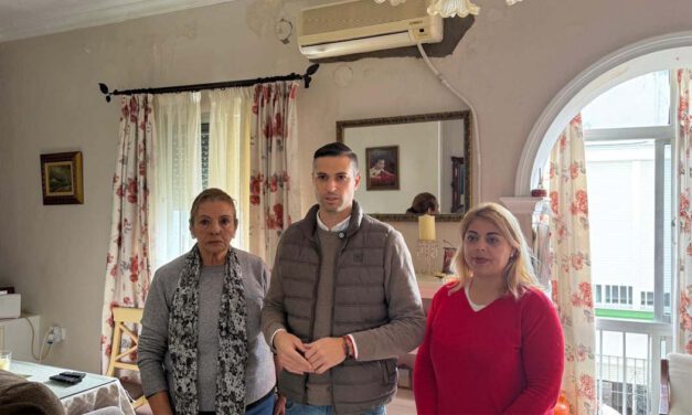 El PSOE denuncia daños en una vivienda de La Playa vinculados a las obras del tanque de tormentas