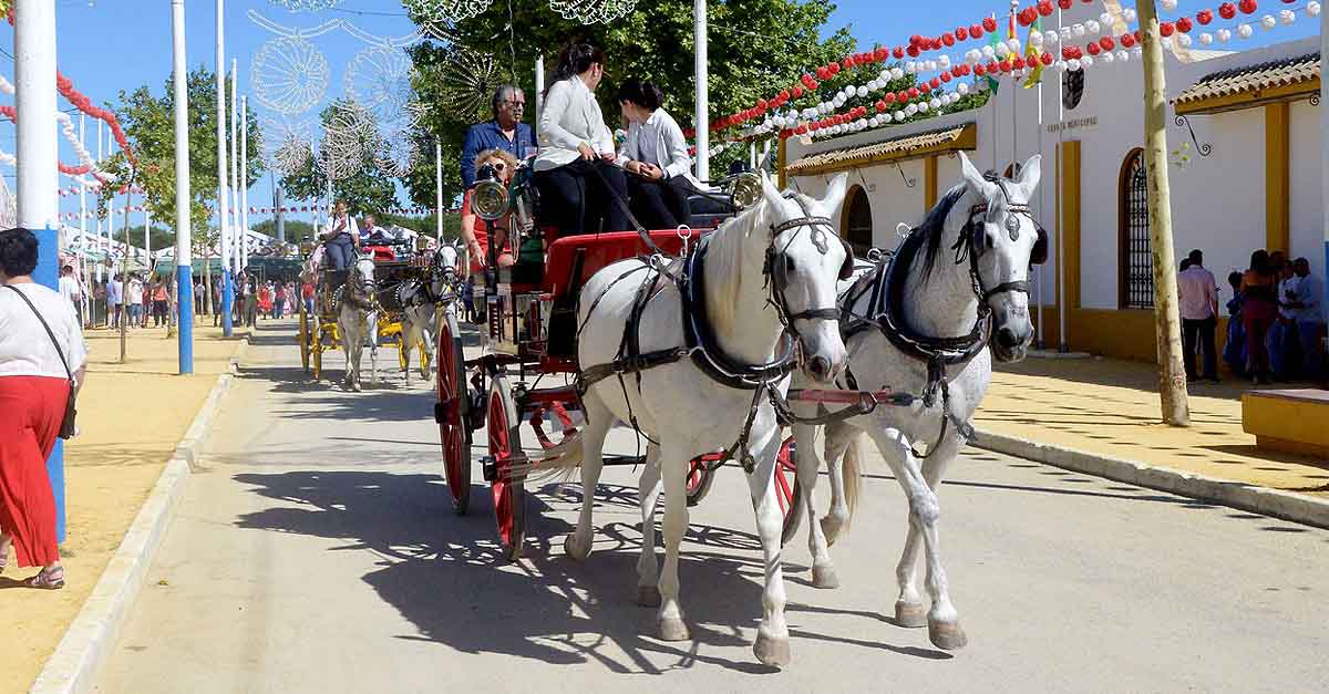El Puerto mantiene abierto el plazo para solicitar enganches en el paseo de caballos de la Feria