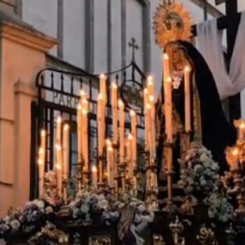 La Virgen de los Dolores realizó su salida procesional desde San Francisco en el Viernes de Dolores