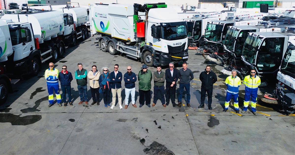 El Puerto refuerza su limpieza con nuevos camiones y roza el centenar de vehículos