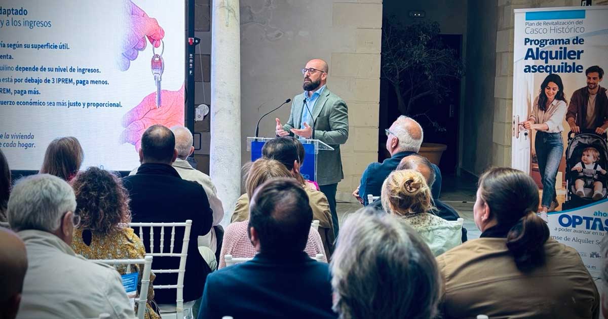 Un programa municipal de alquiler asequible busca activar vivienda estable y repoblar el casco histórico