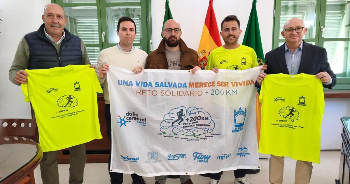 El Puerto será paso clave de un reto solidario de más de 200 kilómetros para visibilizar el daño cerebral adquirido