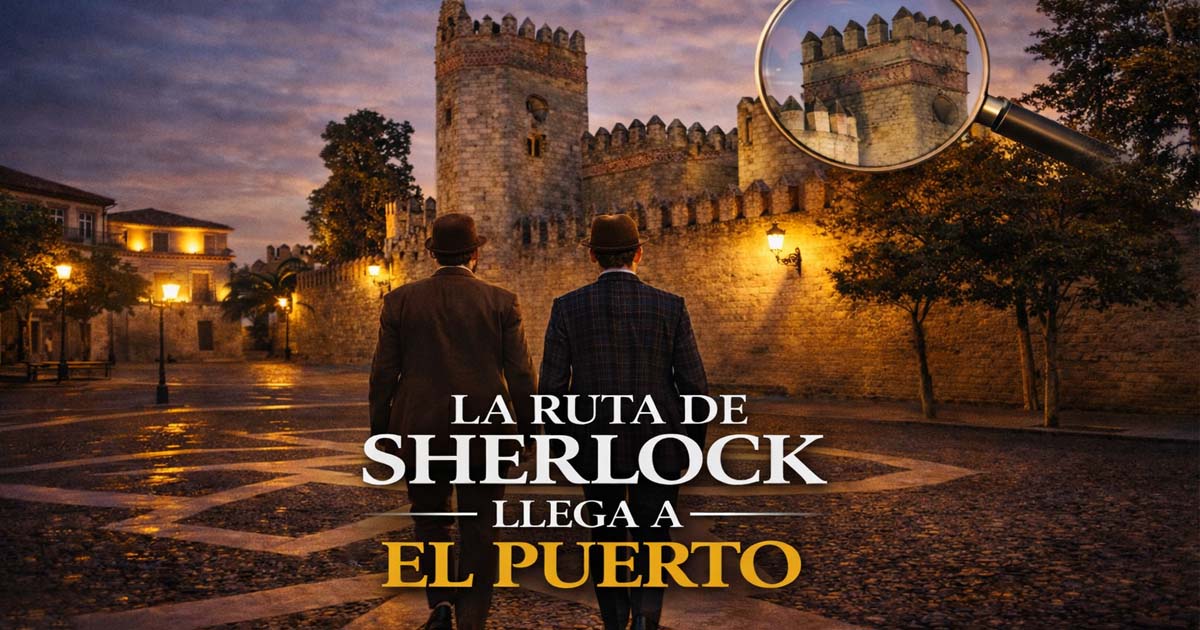 La nueva ruta de Sherlock Holmes por Cádiz incluye una parada en El Puerto
