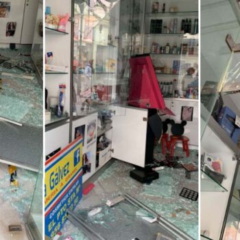 Destrozan una tienda en El Puerto y arrasan con dinero y productos de alto valor