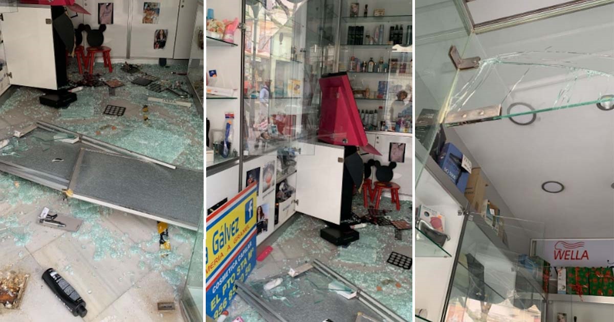 Destrozan una tienda en El Puerto y arrasan con dinero y productos de alto valor