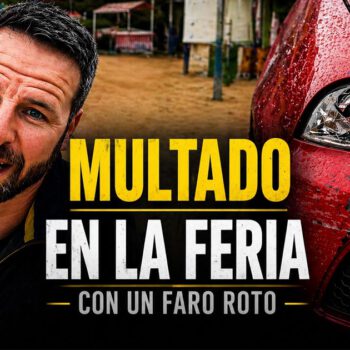 La Policía Local multa a Javier Botella en la Feria tras un accidente y con un faro roto