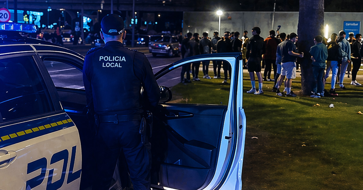 Noche larga en El Puerto: carreras ilegales y concentración activan a la Policía en la N-IV