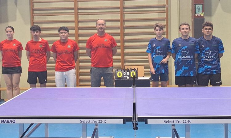 Jornada casi perfecta para el CD El Puerto Tenis de Mesa