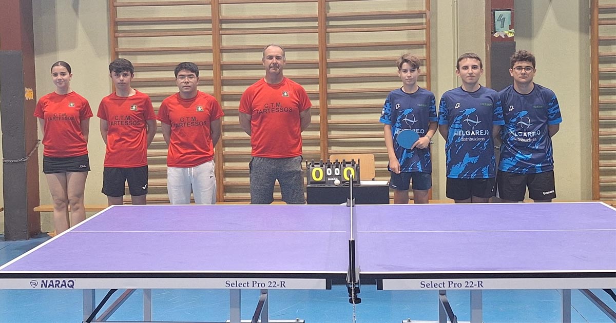 Jornada casi perfecta para el CD El Puerto Tenis de Mesa