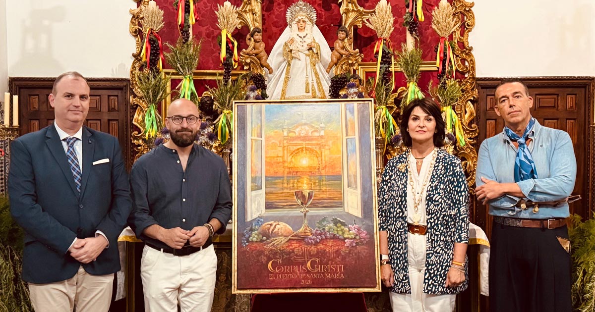 El Corpus Christi 2026 presenta el cartel de Nuria Barrera como antesala de su procesión por el centro histórico