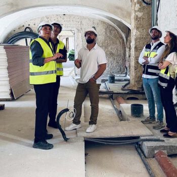 Las obras del Hospital San Juan de Dios ya dejan ver el futuro gran espacio cultural del casco histórico