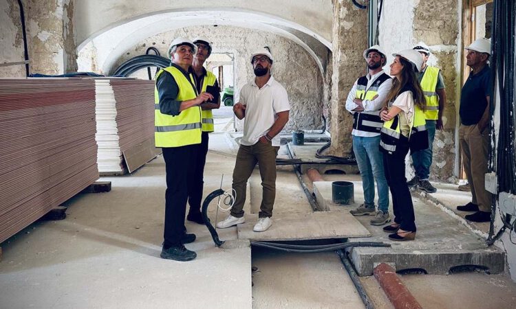 Las obras del Hospital San Juan de Dios ya dejan ver el futuro gran espacio cultural del casco histórico