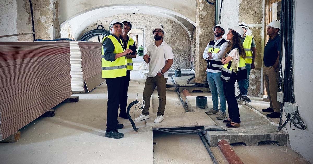 Las obras del Hospital San Juan de Dios ya dejan ver el futuro gran espacio cultural del casco histórico