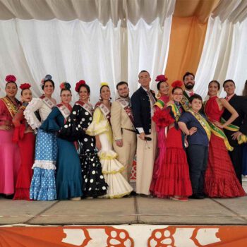 La Feria reúne a representantes de la Bahía en un encuentro de convivencia en la Caseta Municipal
