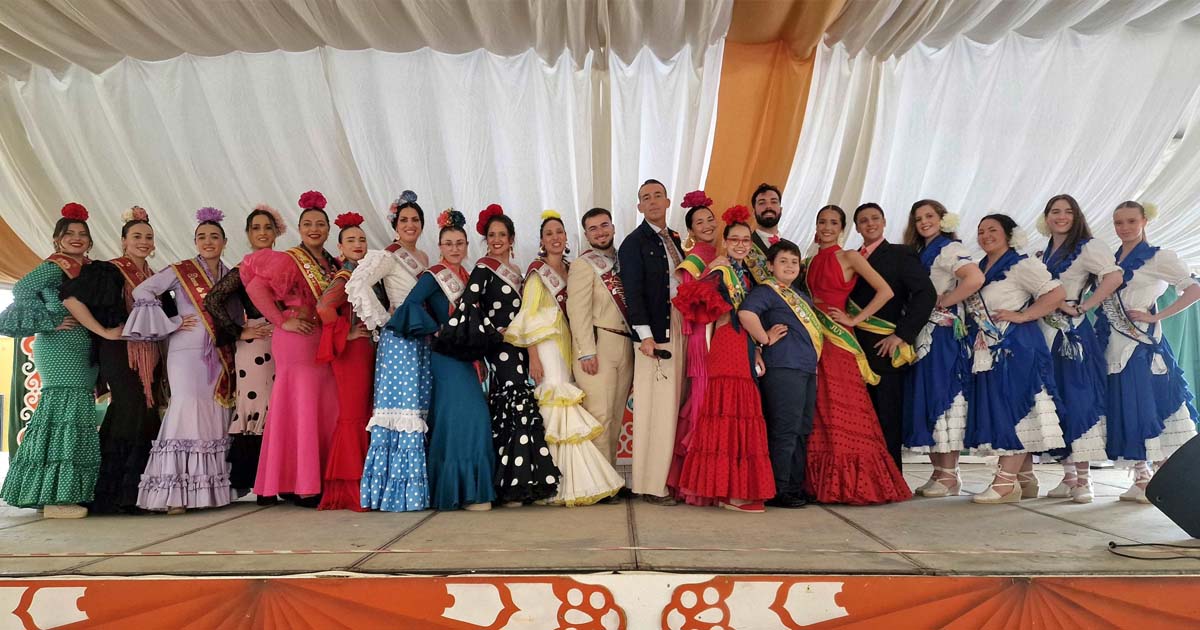 La Feria reúne a representantes de la Bahía en un encuentro de convivencia en la Caseta Municipal