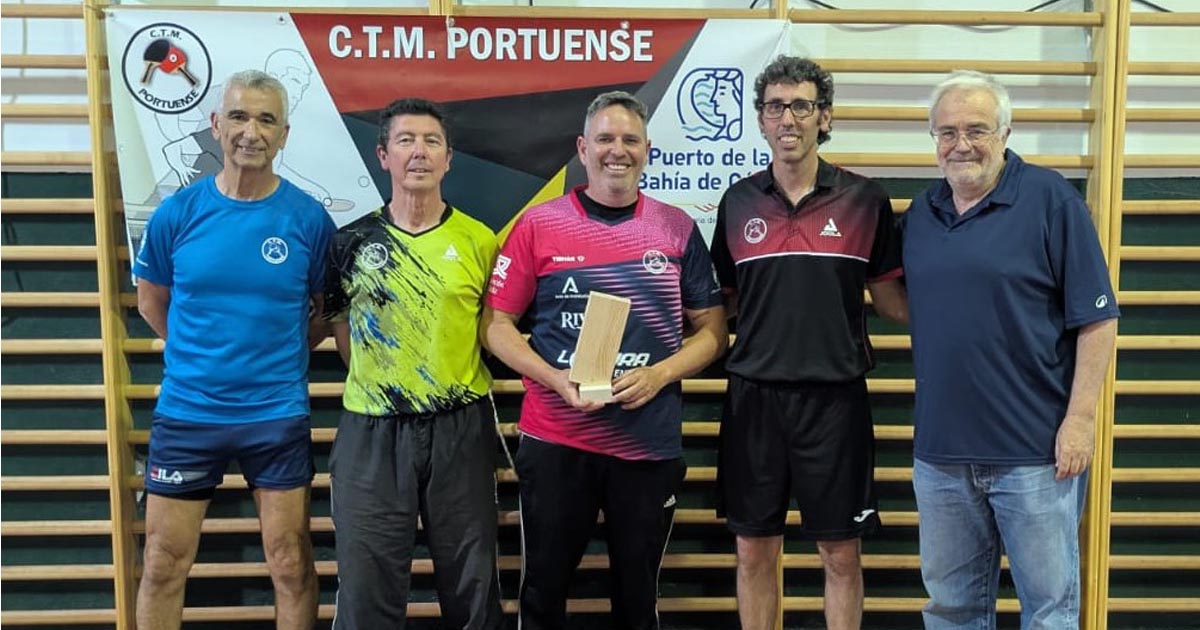 El CTM Portuense conquista el Campeonato de Andalucía de veteranos en un fin de semana brillante