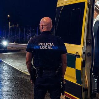 Un motorista resulta herido tras sufrir un accidente en El Puerto