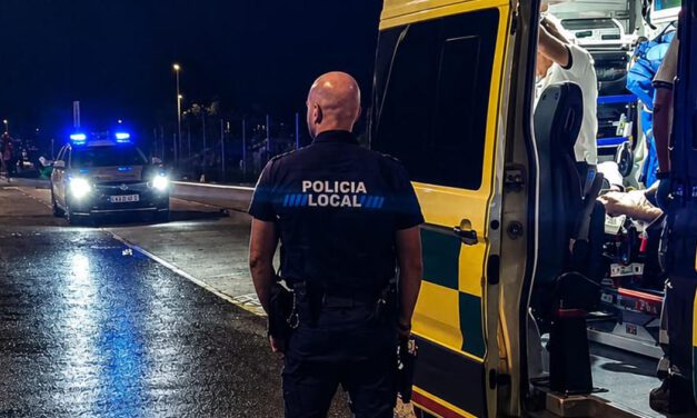 Un motorista resulta herido tras sufrir un accidente en El Puerto
