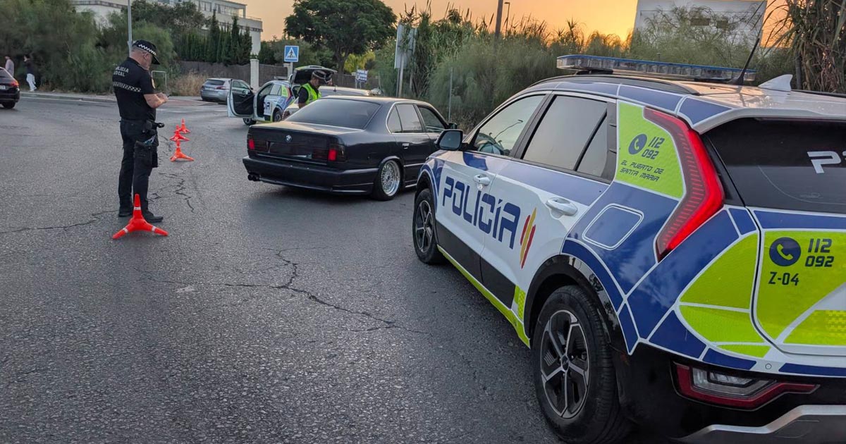 Más de un centenar de denuncias marcan el primer fin de semana del verano en El Puerto