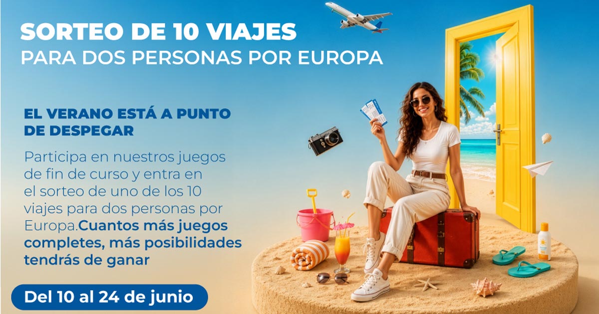 El Paseo sortea diez viajes sorpresa por Europa para celebrar la llegada del verano