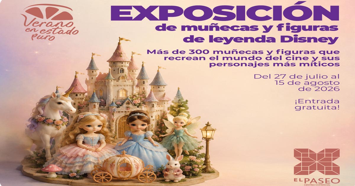 Más de 300 muñecas y figuras inspiradas en Disney protagonizan una exposición gratuita en El Paseo