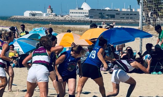 El rugby playa reúne deporte, convivencia e inclusión en La Puntilla