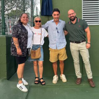 El Puerto inaugura la Pista Deportiva Iza Carcelén en homenaje a una de las grandes figuras del fútbol portuense