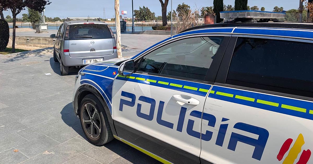 Intenta atropellar a un policía en El Puerto durante una huida en un coche robado
