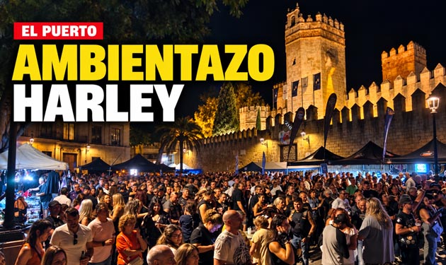 La VIII Concentración Harley Davidson llena El Puerto de público y ambiente