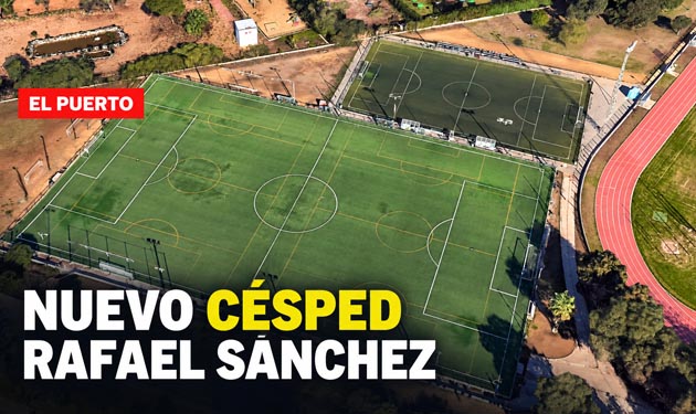 El campo de fútbol 11 del Rafael Sánchez estrenará césped artificial tras adjudicarse las obras